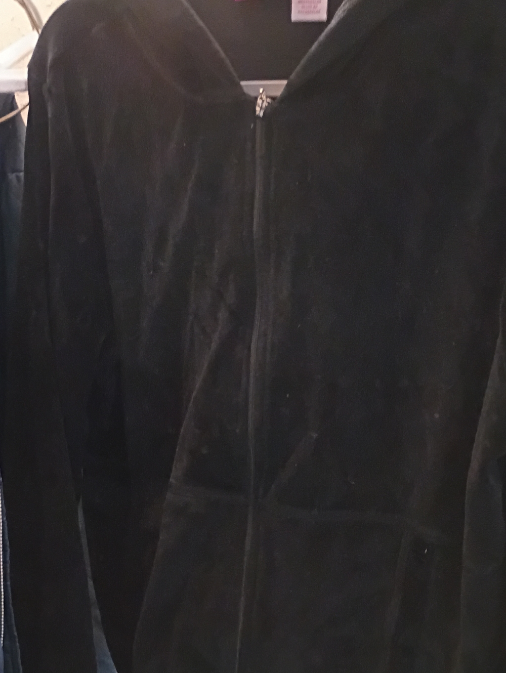 Hooded Velvet Knit Sweater